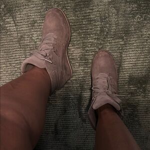 UGG Tan Ankle Boots Suede Comfort